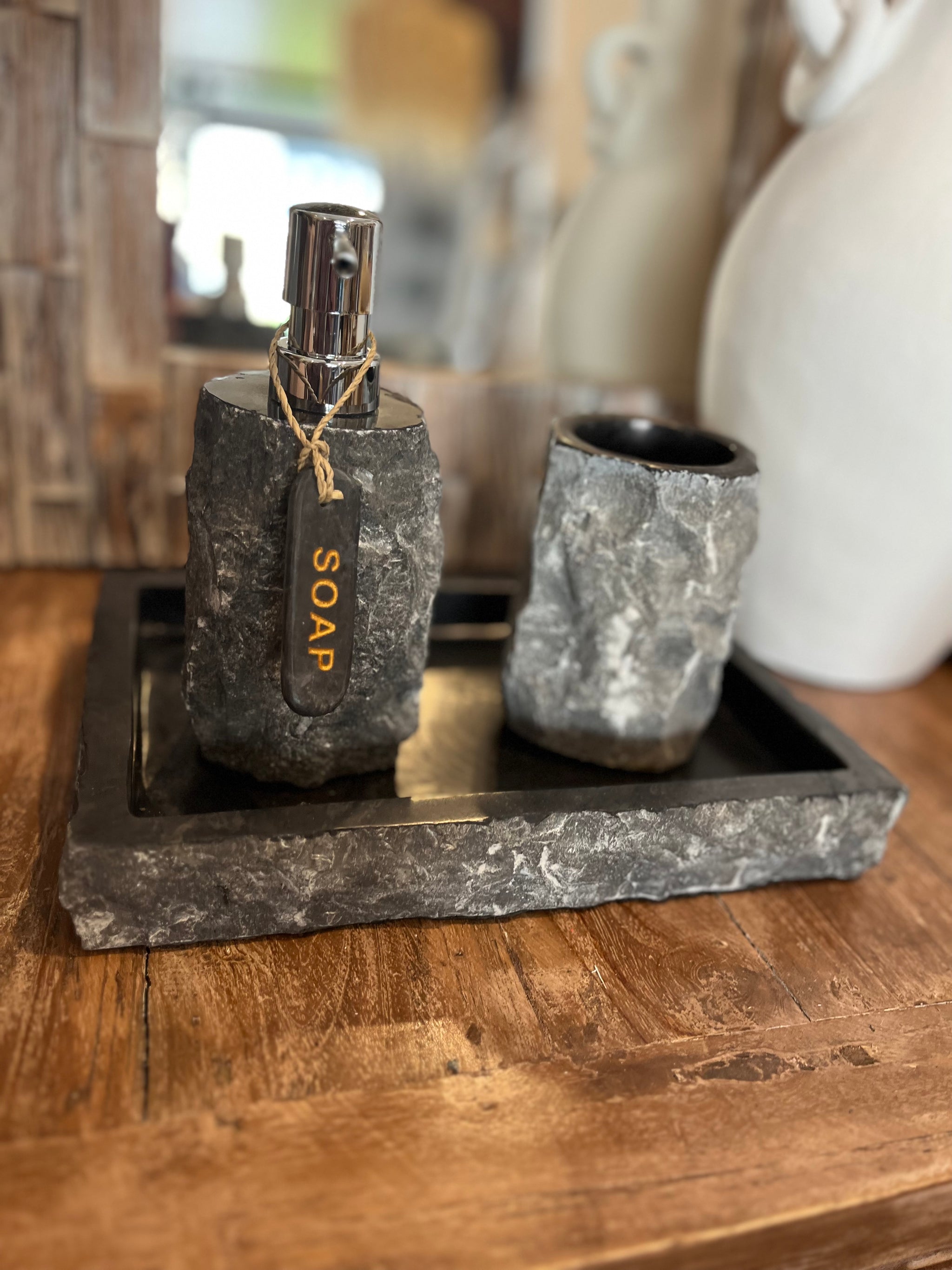 Brand new marble bathroom set - Bali Beach Beyond