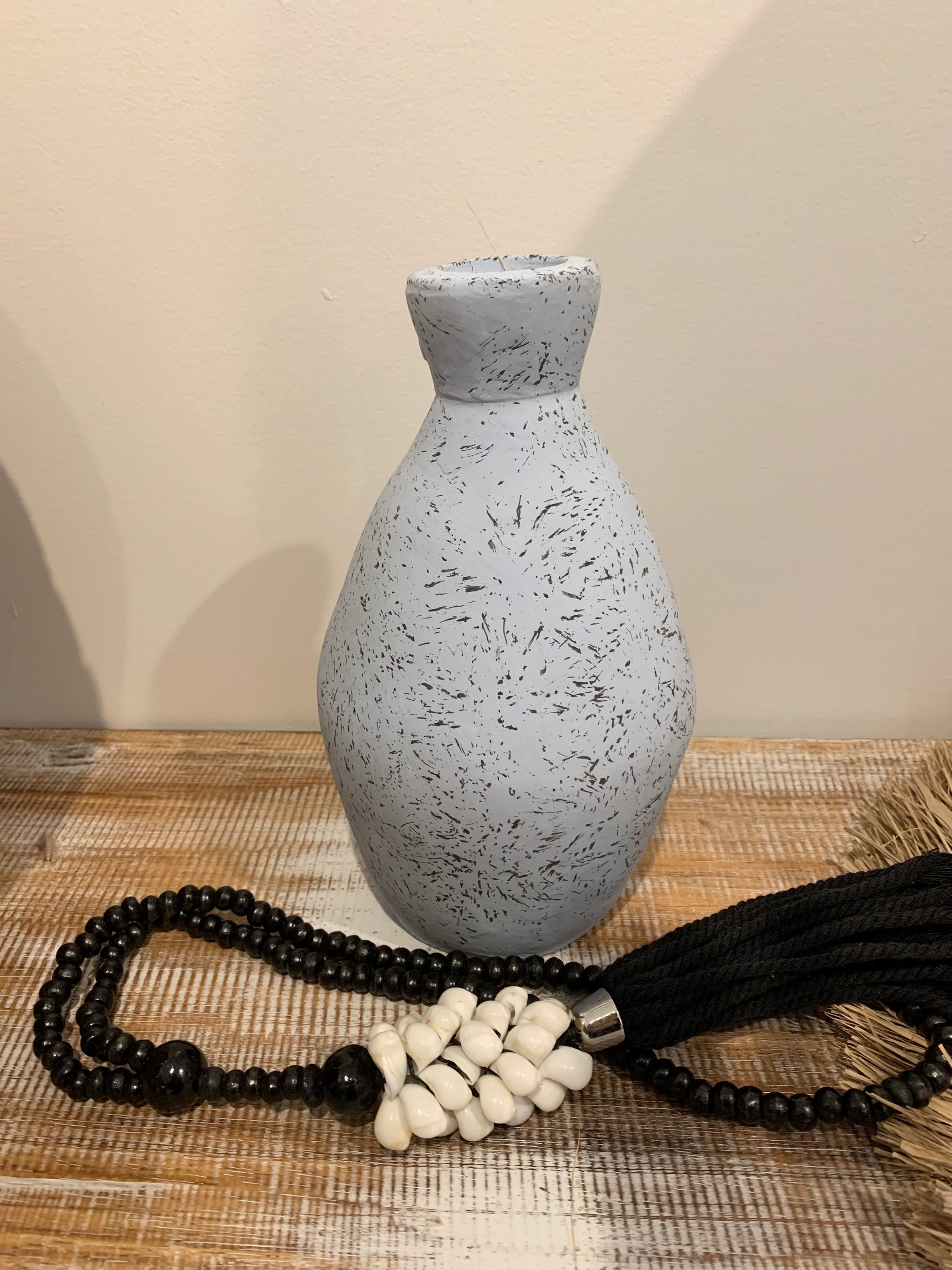 Blue terracotta vase. S - Bali Beach Beyond