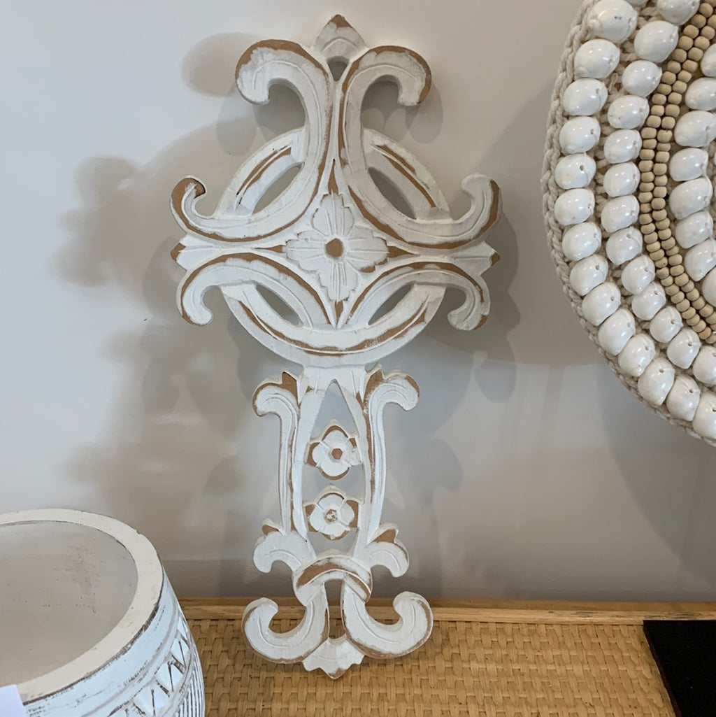 Carved cross. 19 x 39cm - Bali Beach Beyond