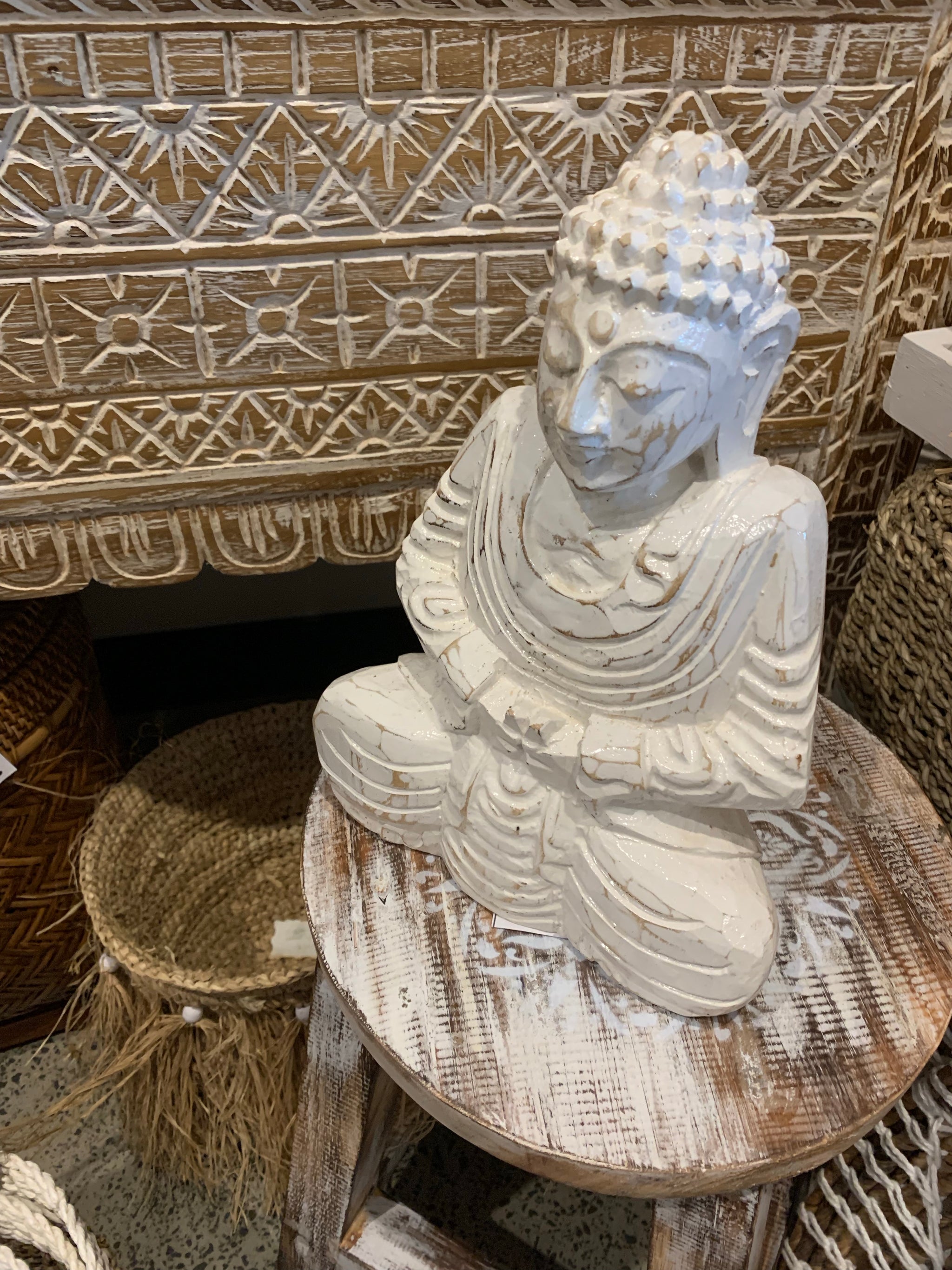 Blessing Buddha statue 25cm h - Bali Beach Beyond