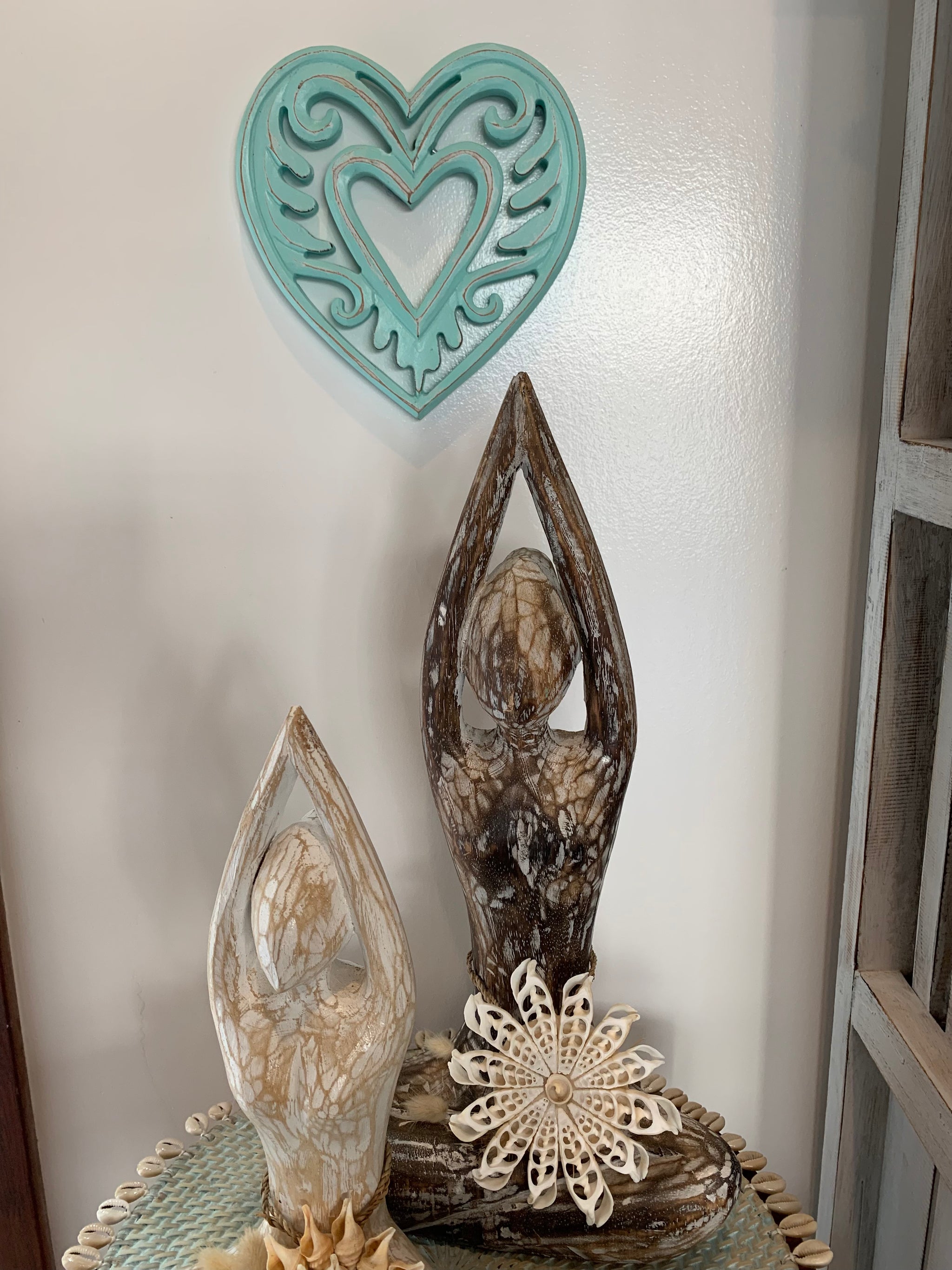 Turquoise Heart hanging. Style 2 - Bali Beach Beyond