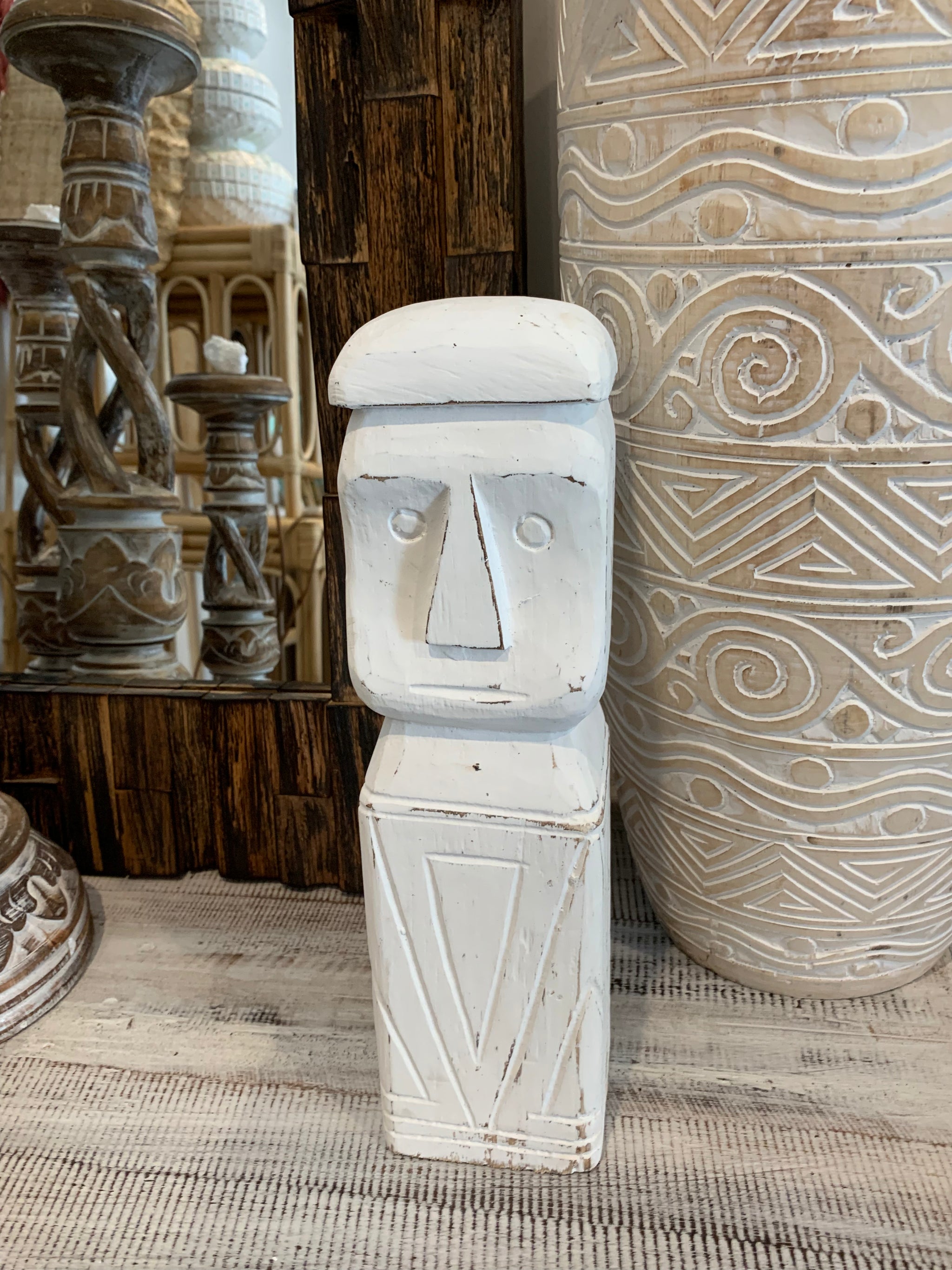 Tribal Man XL. White - Bali Beach Beyond