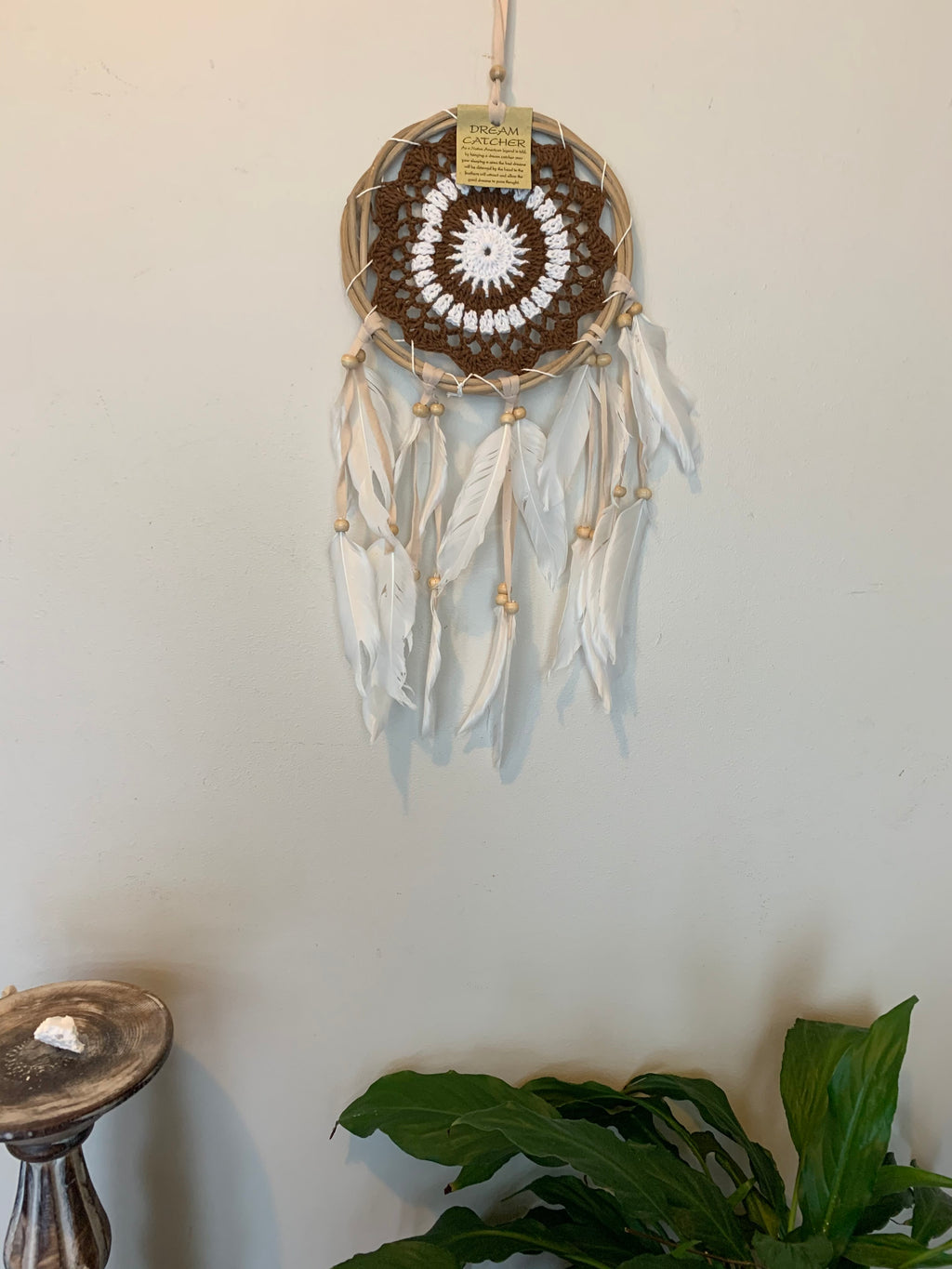 Brown dream catcher 17cm - Bali Beach Beyond