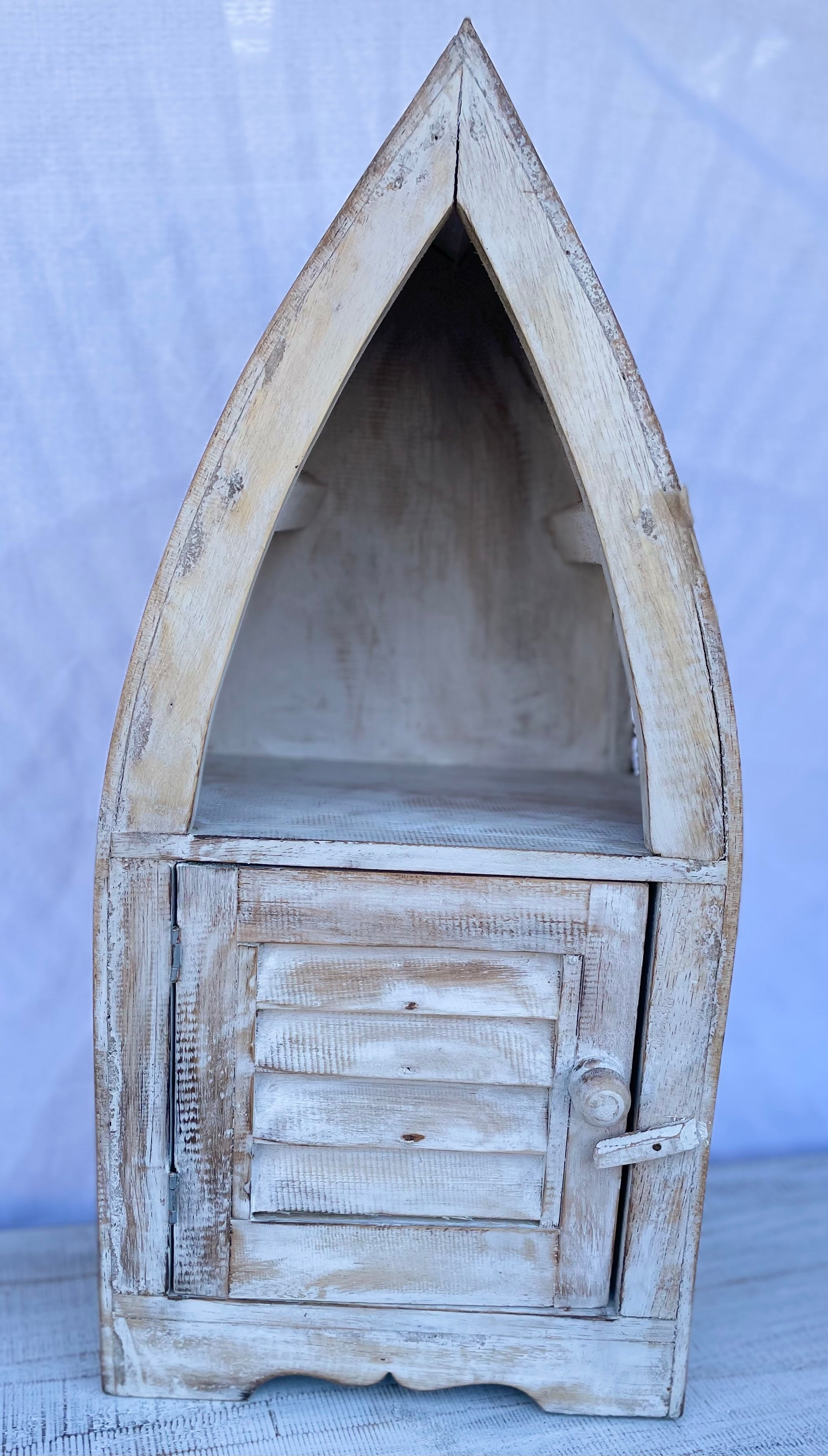 Boat storage shelf / cabinet. Natural - Bali Beach Beyond