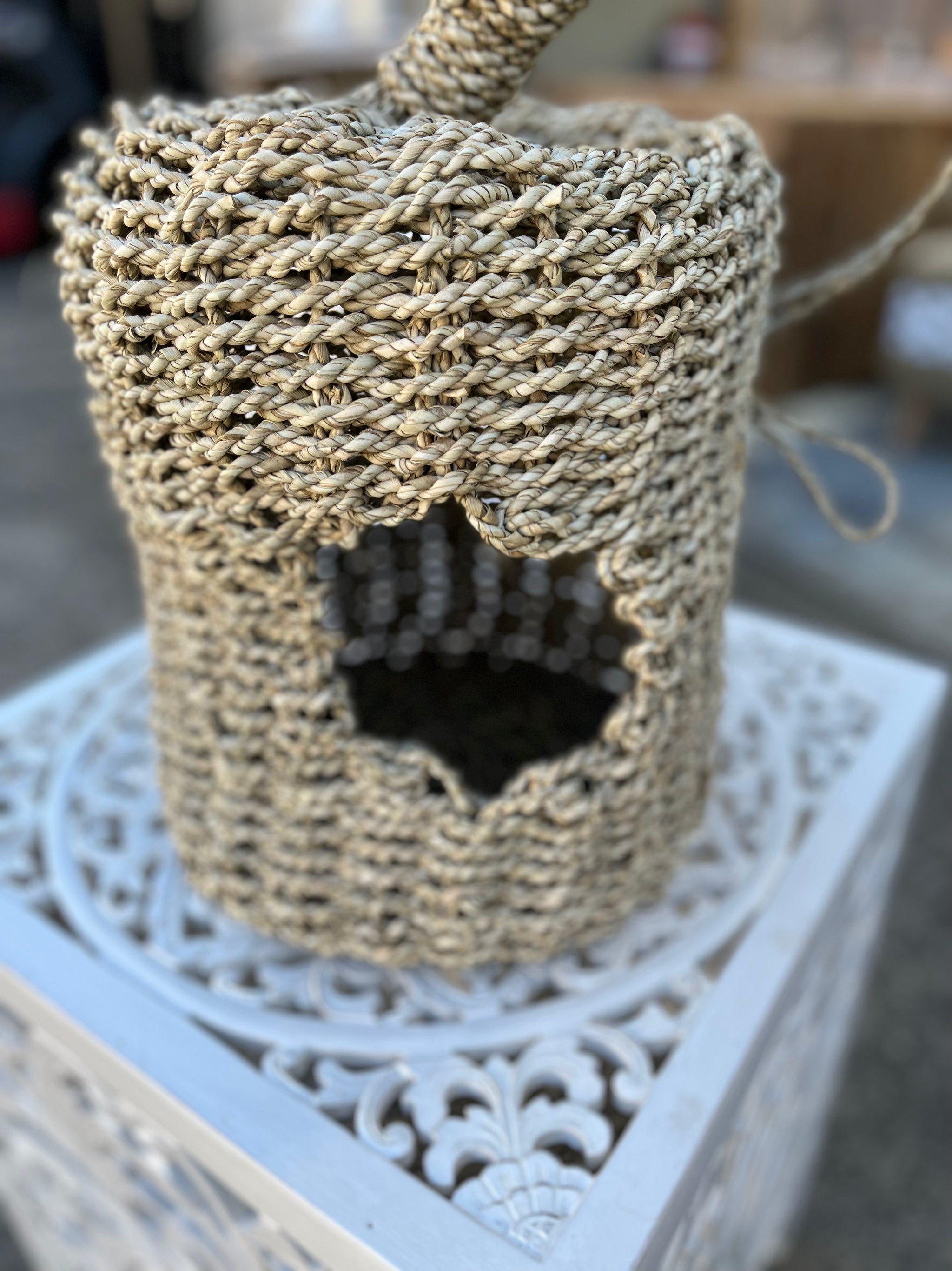 Woven bird house / hanger - Bali Beach Beyond