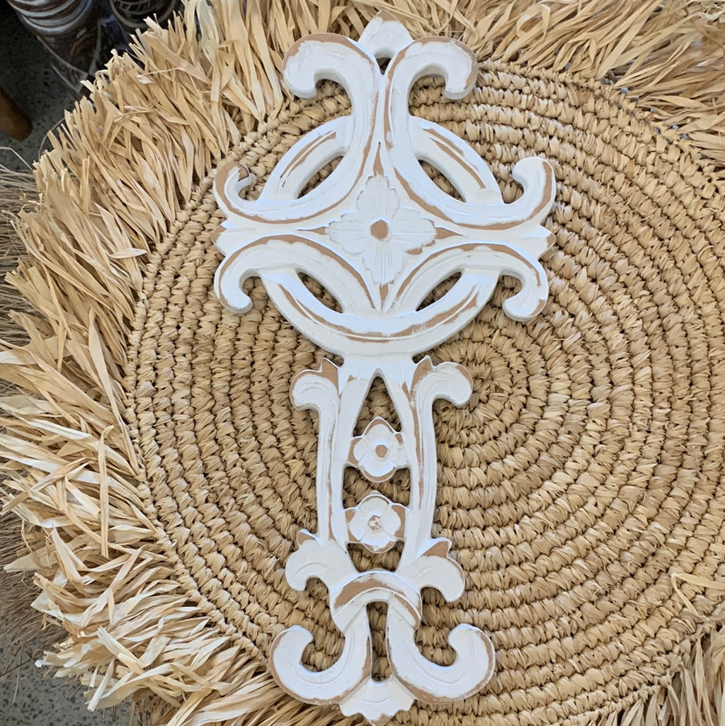 Carved cross. 19 x 39cm - Bali Beach Beyond