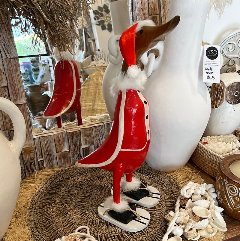 Christmas Santa duck with thongs L