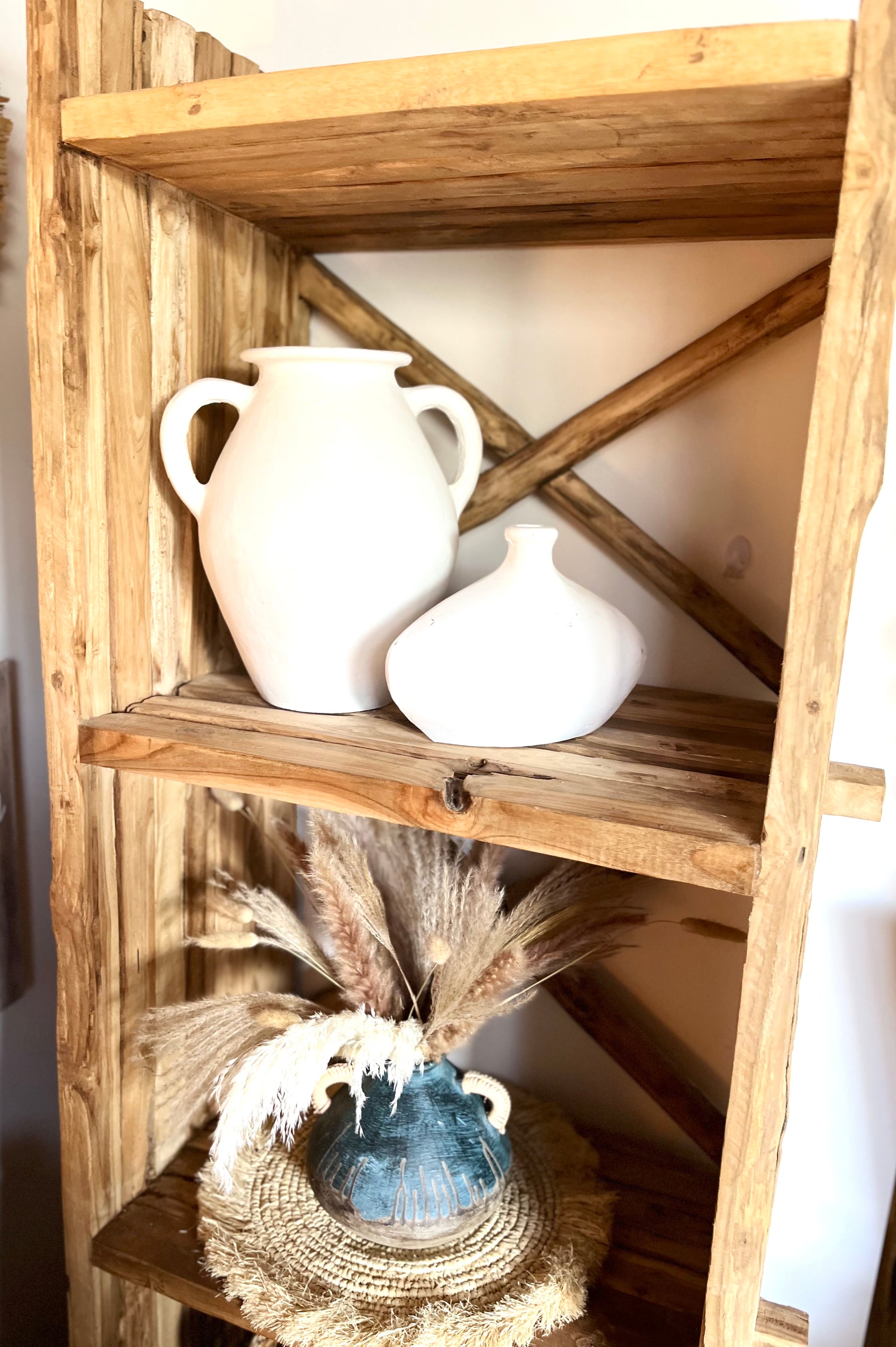 Recycled Timber bookcase. Shelf