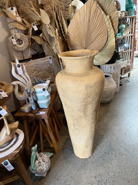 Rustic terracotta vase 100cm