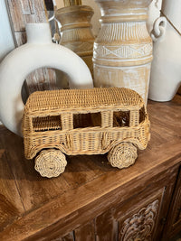 Rattan toy car / van