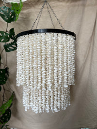 Shell Hanging / light pendant / Shell pendant. Chandelier. 40cm