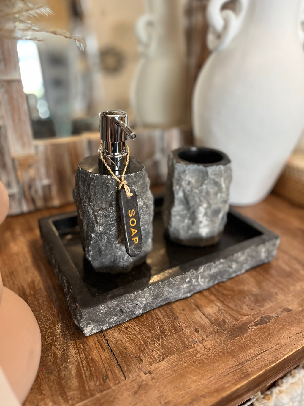 Brand new marble bathroom set - Bali Beach Beyond