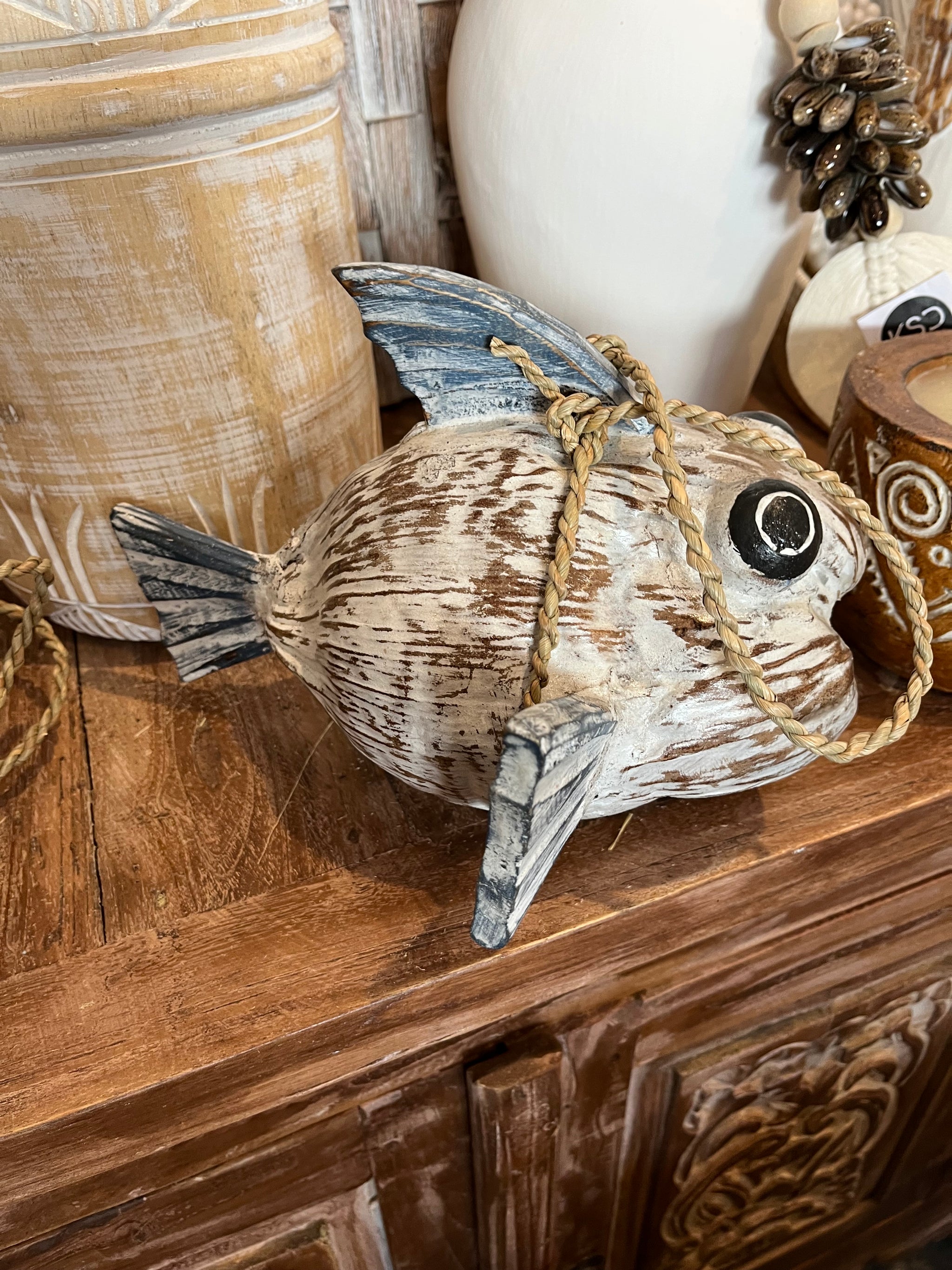 Coconut fish white and blue. S - Bali Beach Beyond