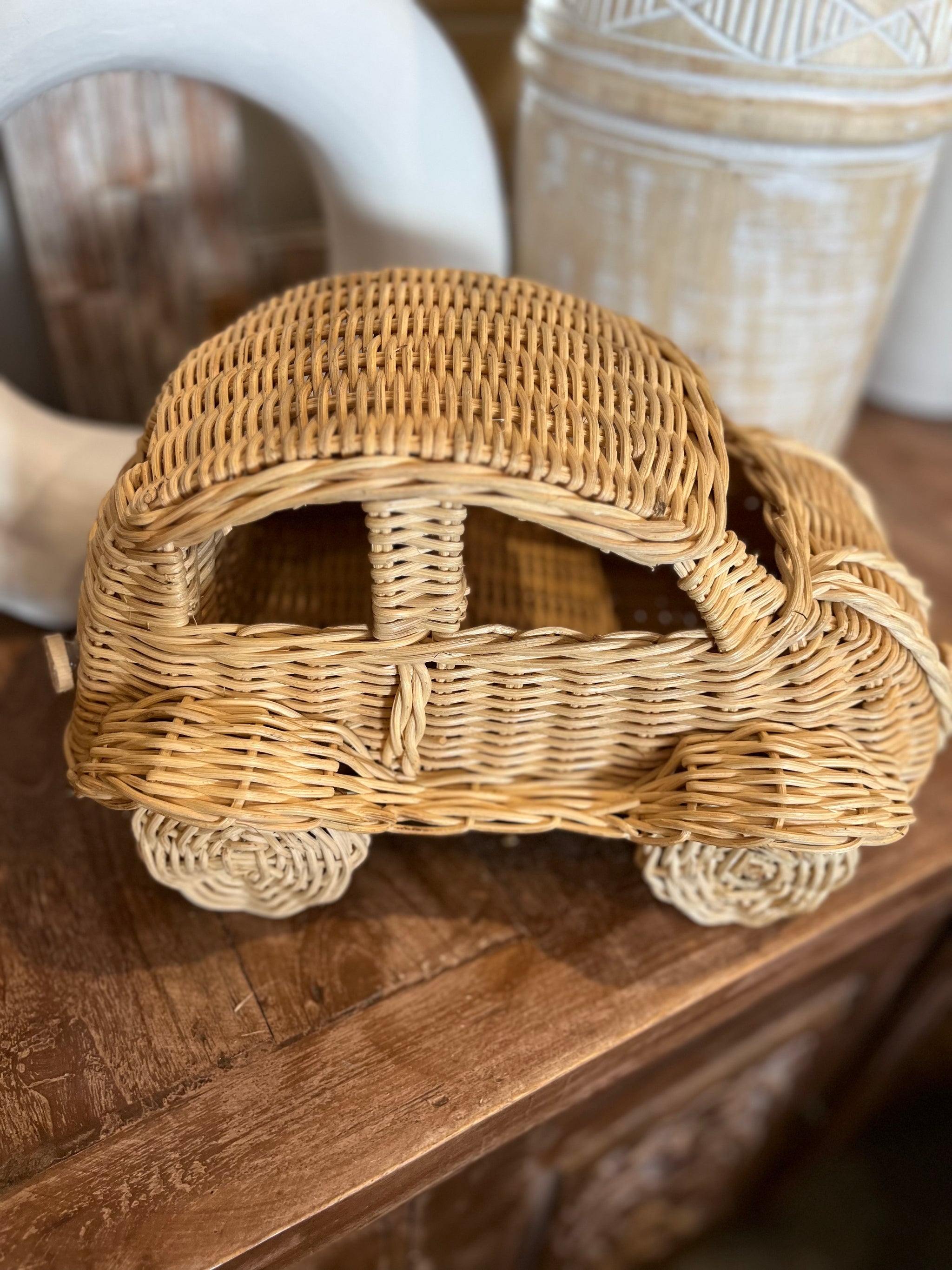 Rattan toy car / beetle / mini