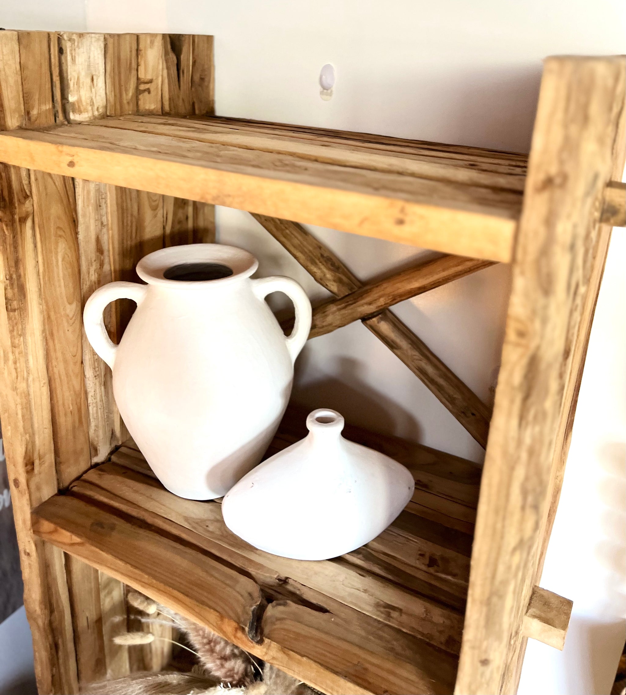 Recycled Timber bookcase. Shelf