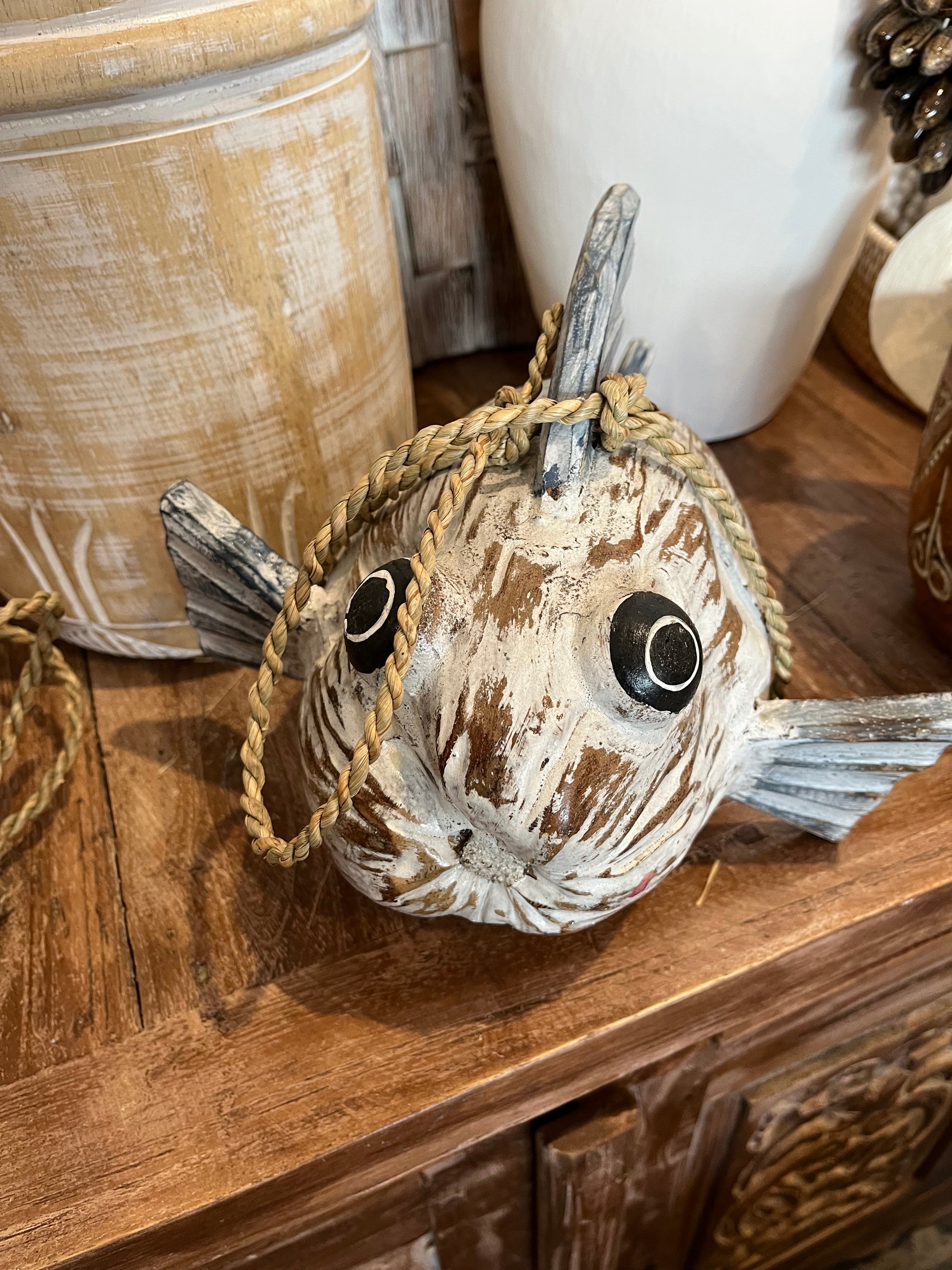 Coconut fish white and blue. S - Bali Beach Beyond