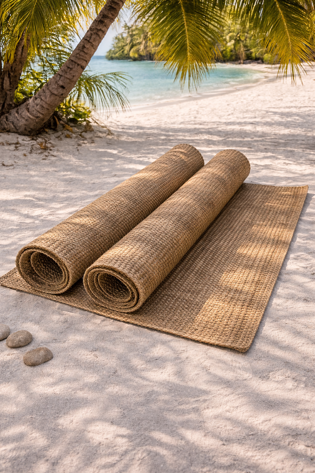 Handmade Natural Jute Rug – Bali Coastal Boho Indoor Outdoor Rug