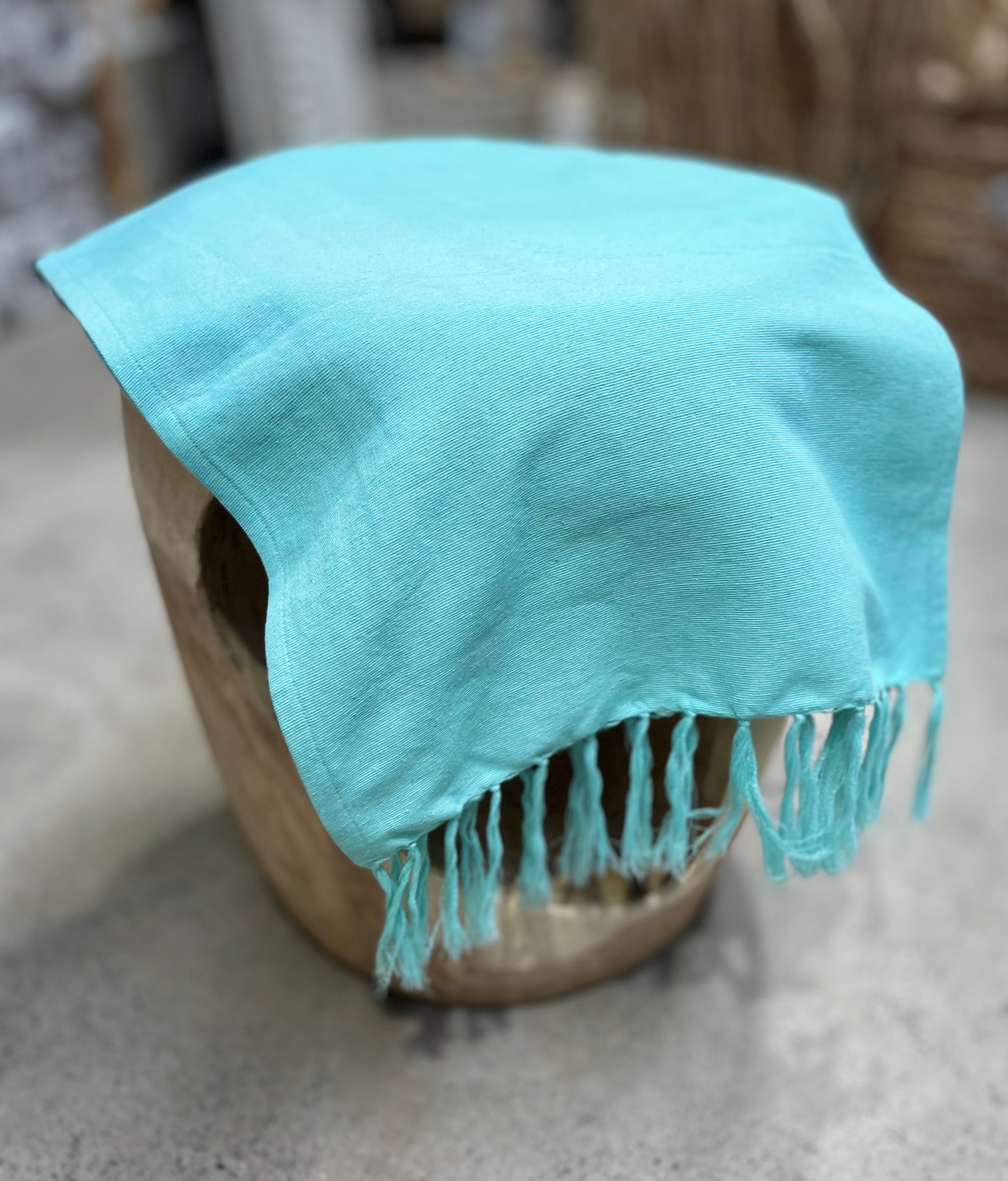 Turquoise table runner. Usually $65