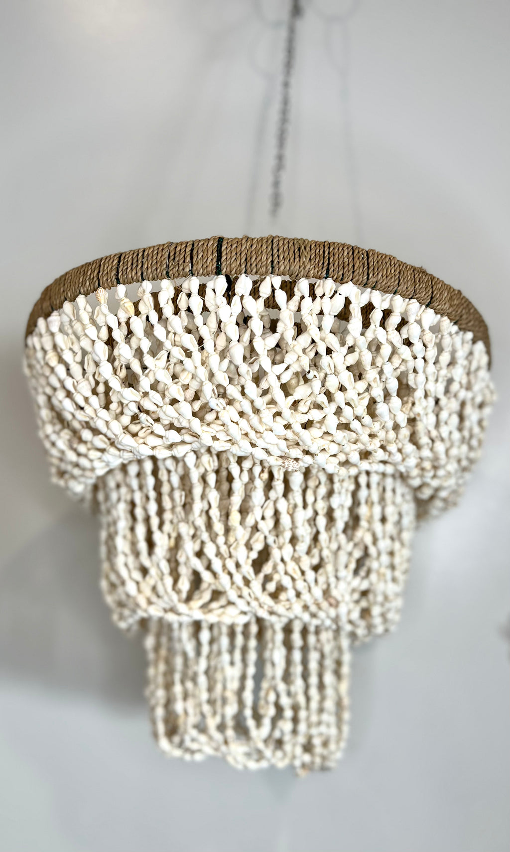 Shell Hanging / light pendant / Shell pendant. Chandelier - Bali Beach Beyond