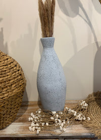 Blue terracotta vase. L