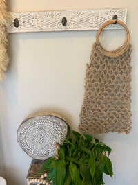 Woven shopping bag / beach bag