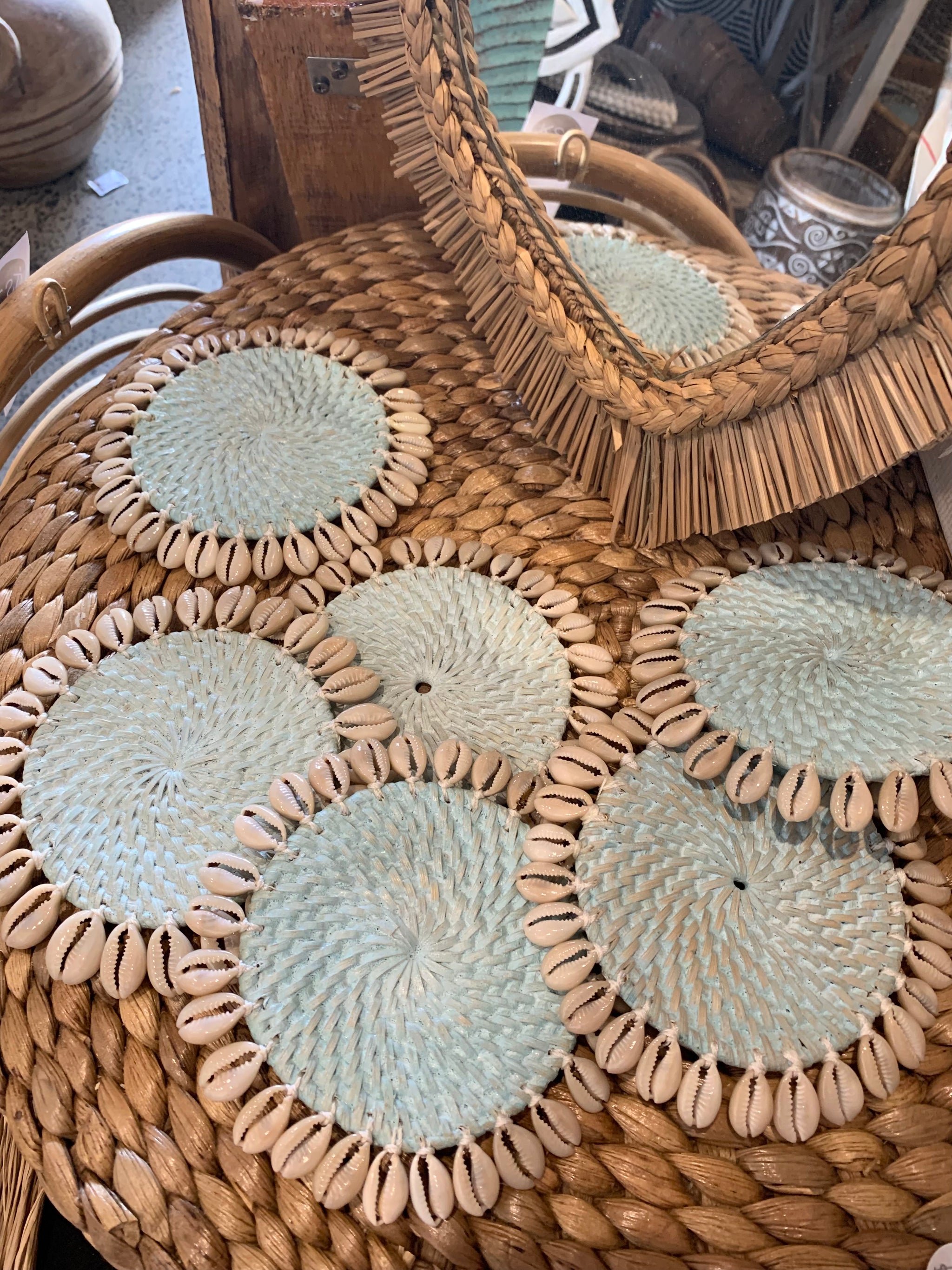 Turquoise Coasters Set of 6