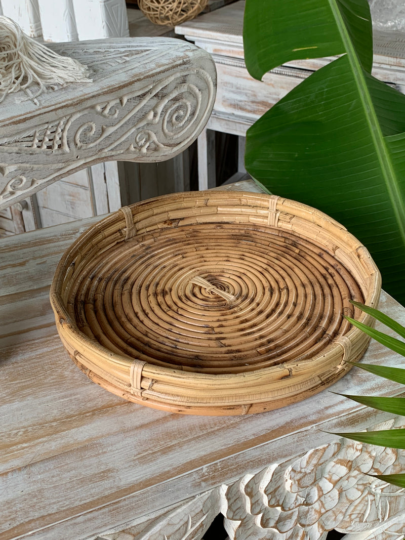 Bamboo tray 30cm. Usually $20