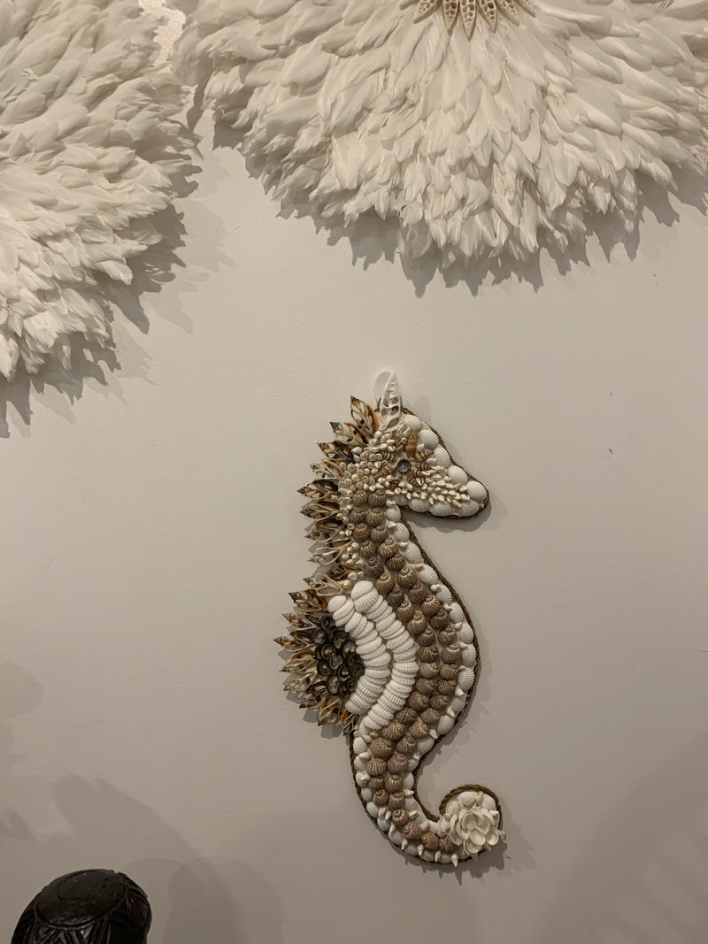 Shell seahorse hanging. Style 2