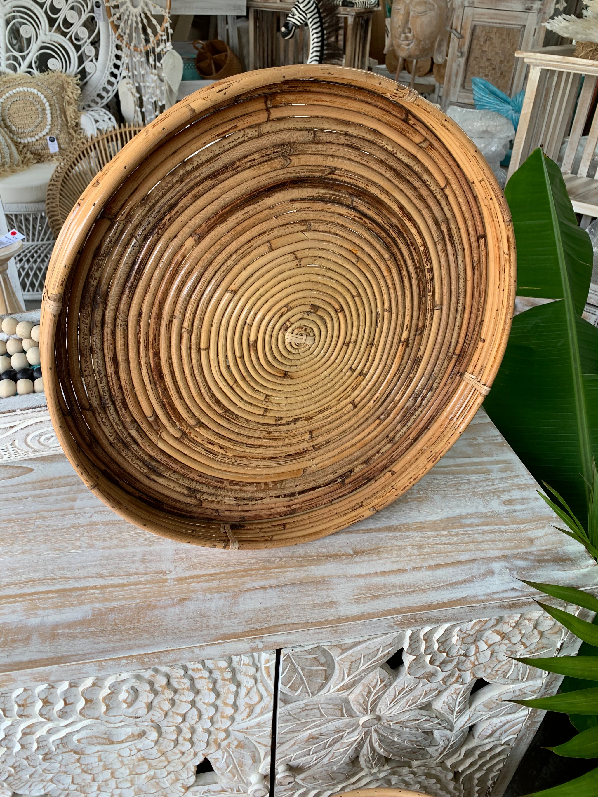 Bamboo tray 60cm. Usually $35