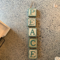 PEACE hanging sign. Was $25