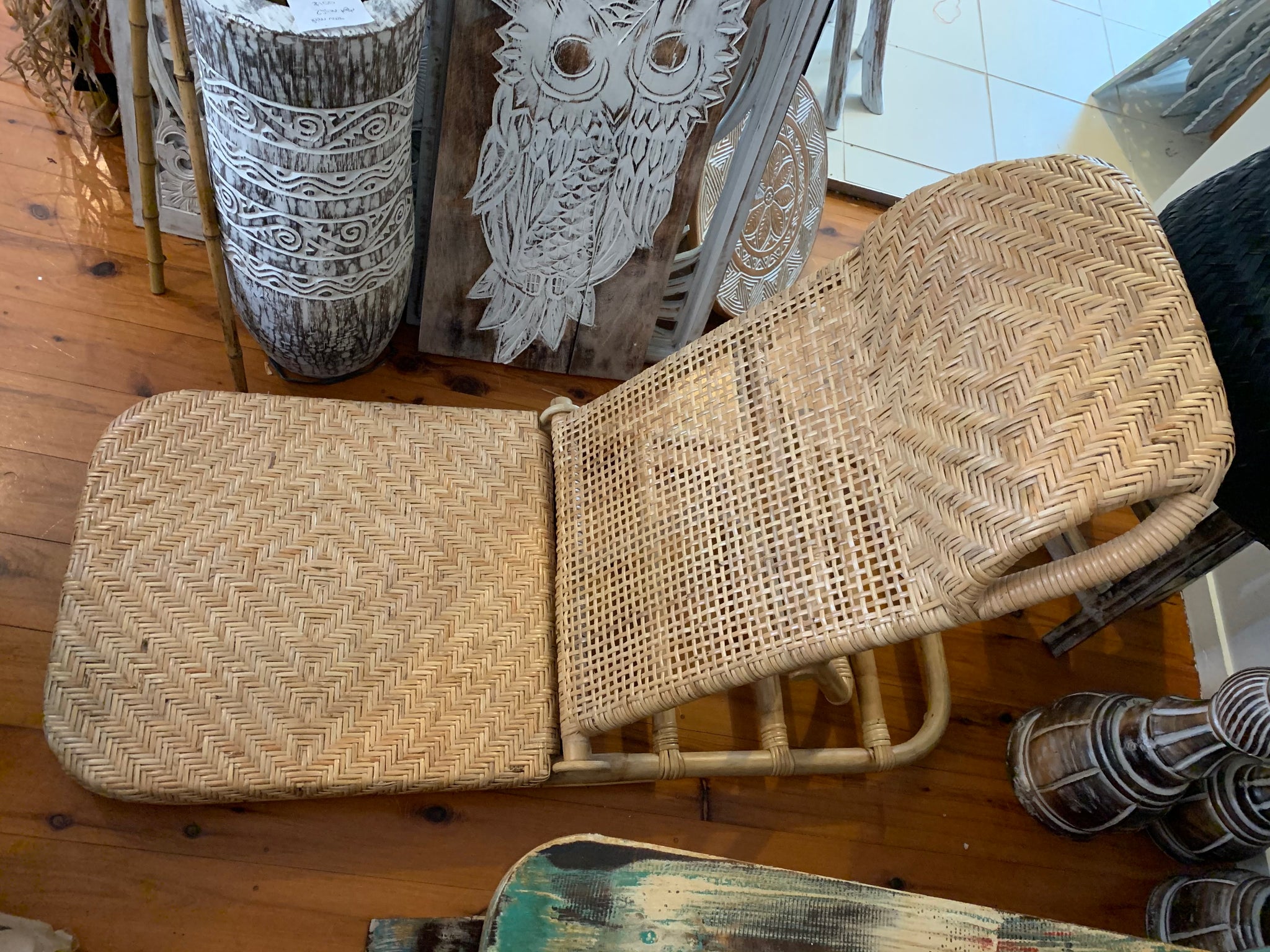 Rattan beach chair folding - Bali Beach Beyond