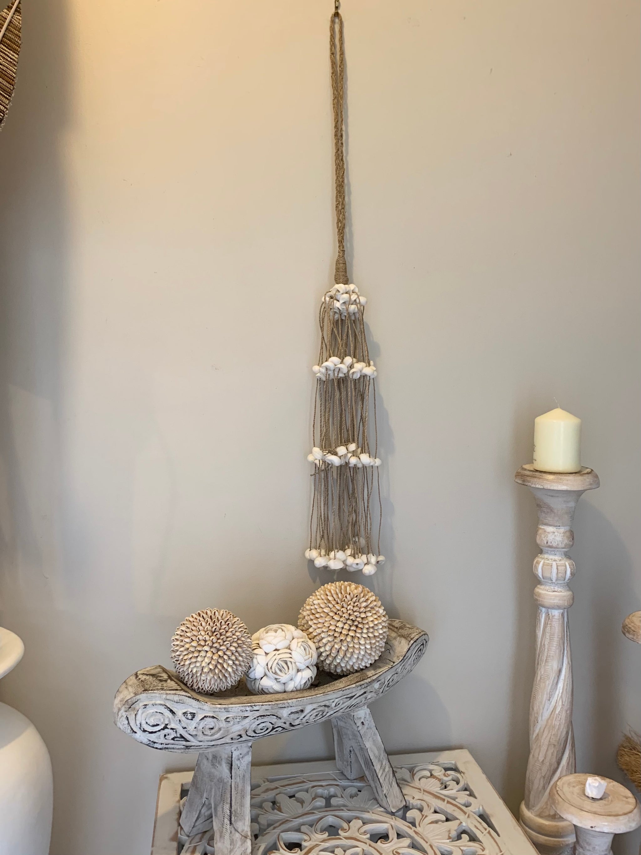 Shell cluster hanging 85cm