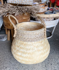 Natural basket 38cm h