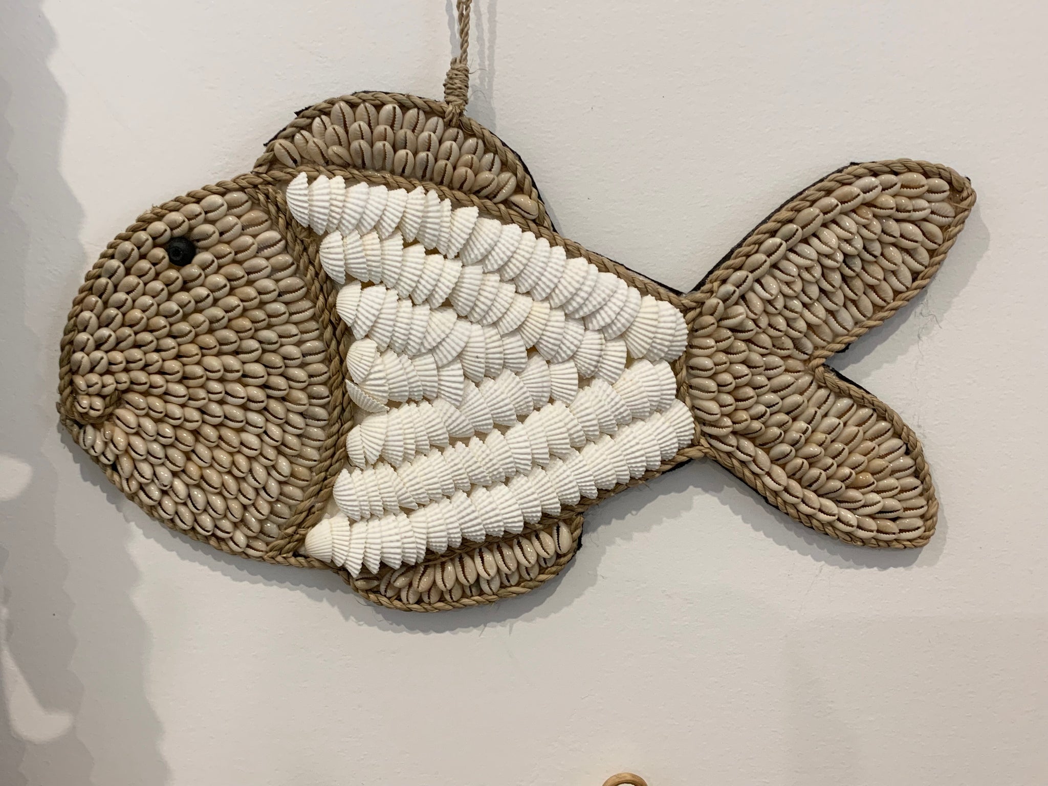 Shell fish hanging / decoration. Style 2. Small