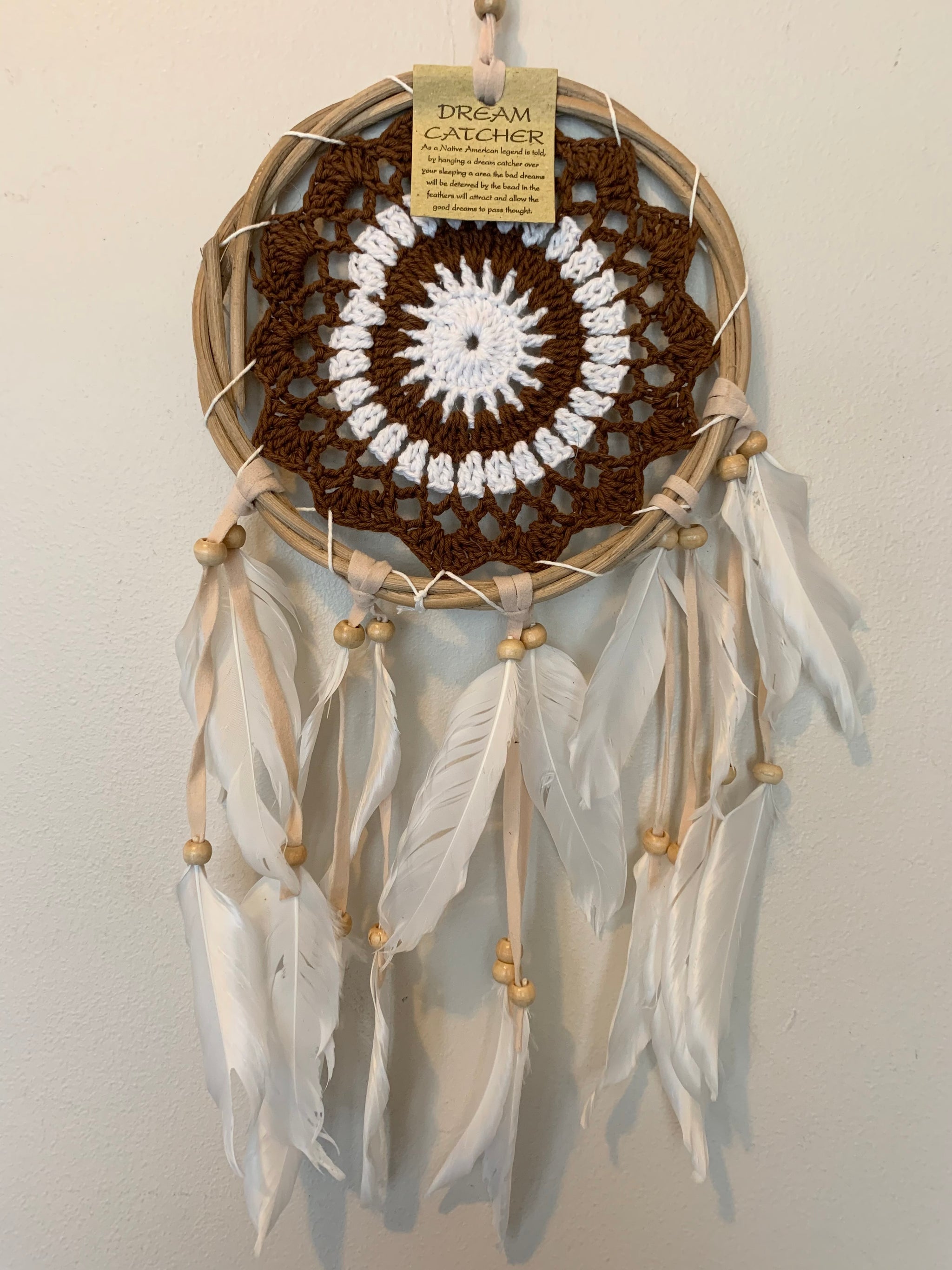 Brown dream catcher 17cm